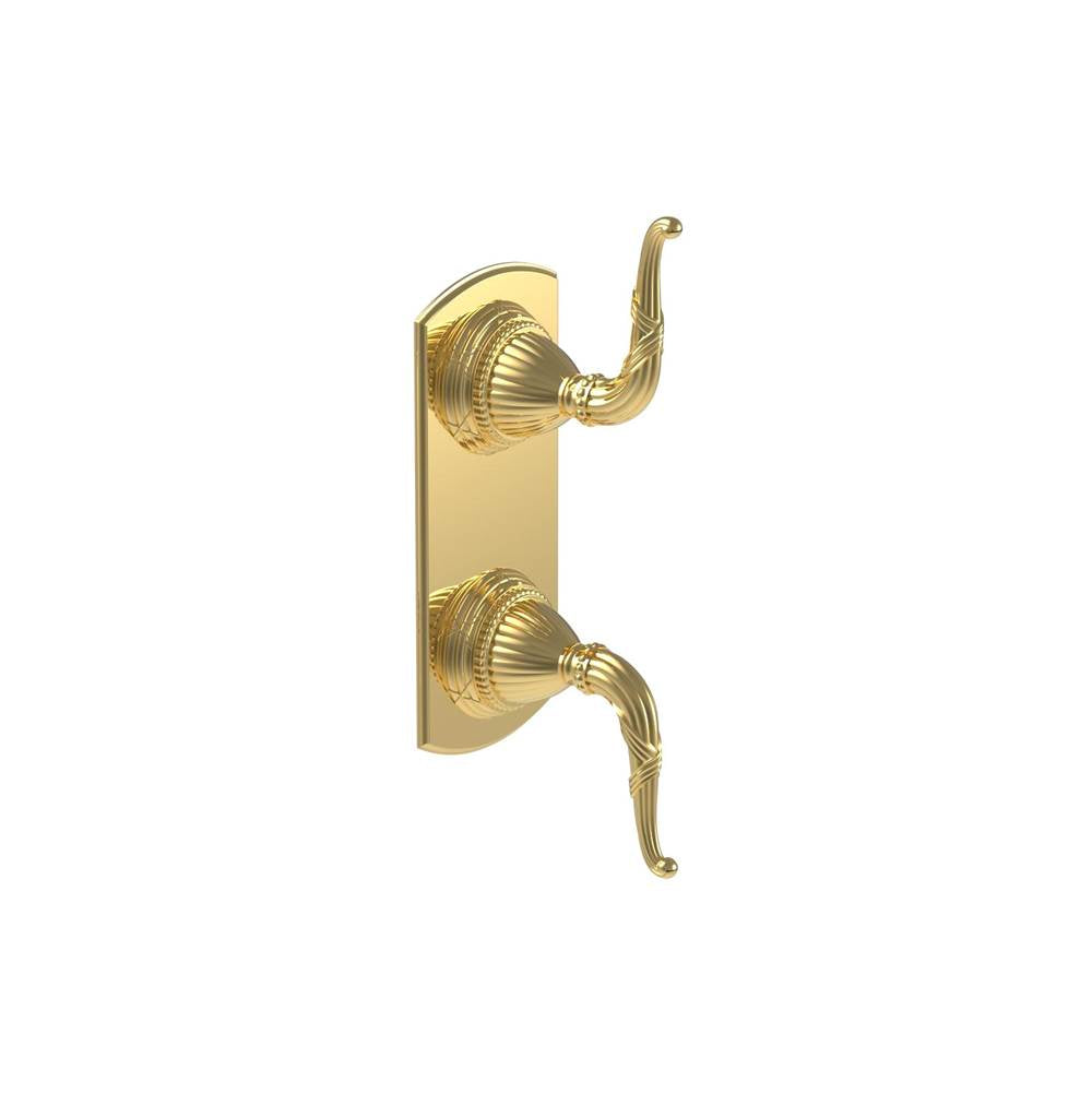 Phylrich - 1/2'' Mini Therm W Vol/Div - Polished Gold
