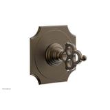 Phylrich - MAISON Pressure Balance Shower Plate & Handle Trim 4-469 - Antique Brass