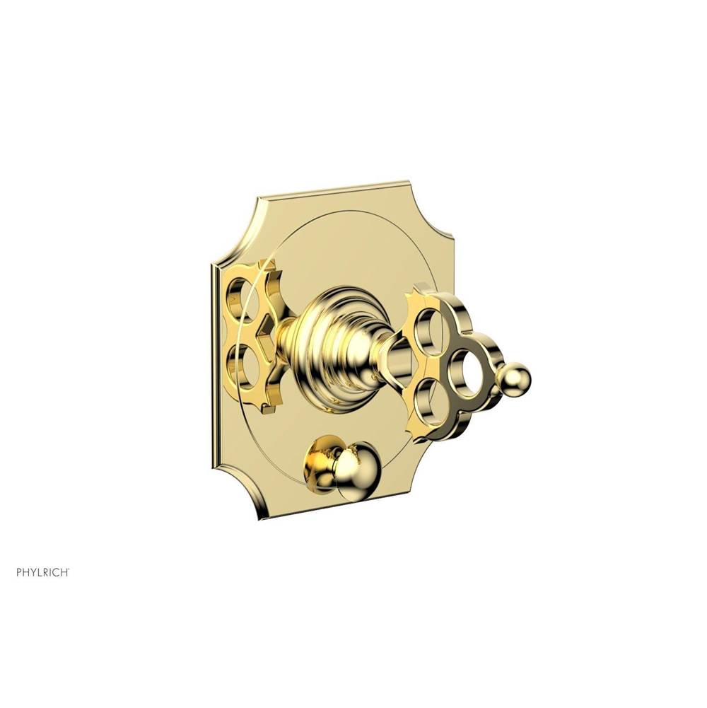 Phylrich - MAISON Pressure Balance Shower Plate with Diverter and Handle Trim Set 4-470 - Polished Brass