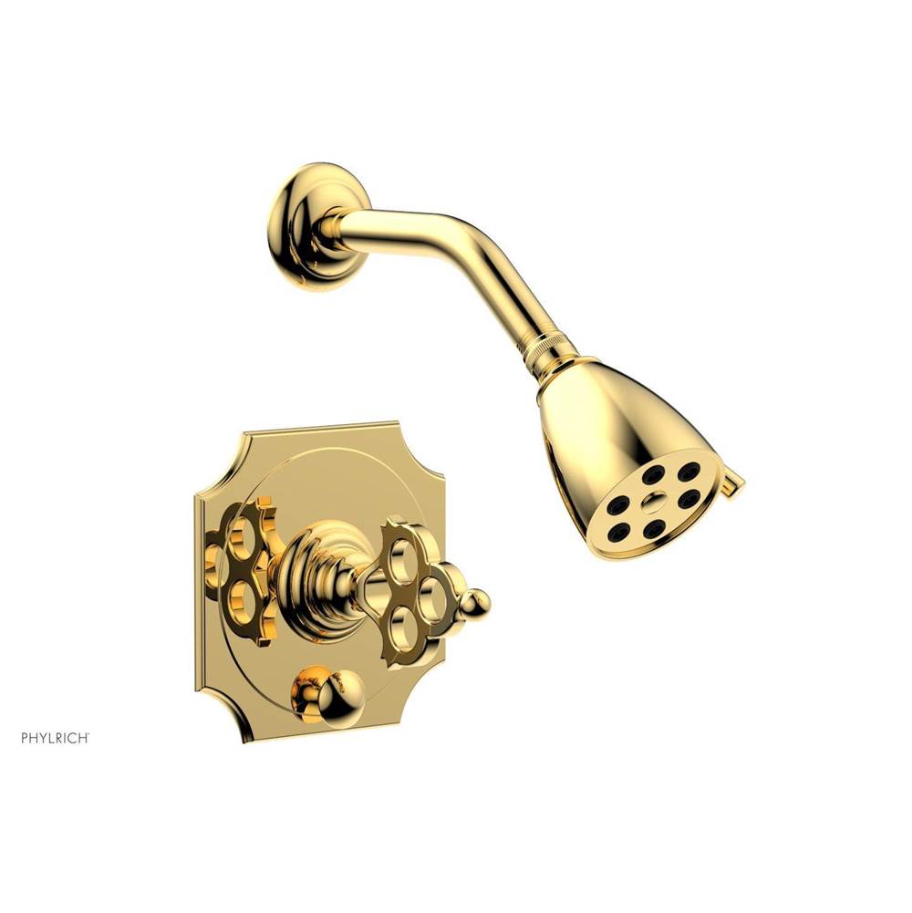 Phylrich - MAISON Pressure Balance Shower and Diverter Set (Less Tub Spout) 4-471 - Satin Gold