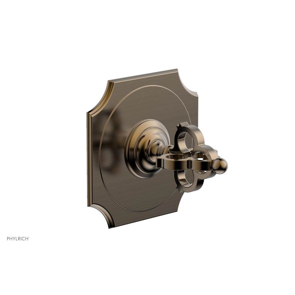 Phylrich - COURONNE 1/2'' Mini Thermostatic Shower Trim 4-472 - Antique Brass