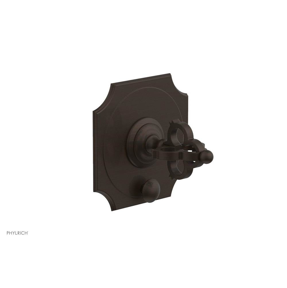 Phylrich - COURONNE Pressure Balance Shower Plate with Diverter and Handle Trim Set 4-473 - Antique Bronze
