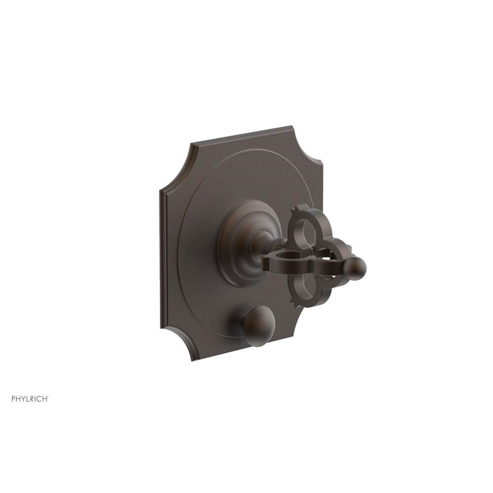 Phylrich - COURONNE Pressure Balance Shower Plate with Diverter and Handle Trim Set 4-473 - Oil Rubbed Bronze