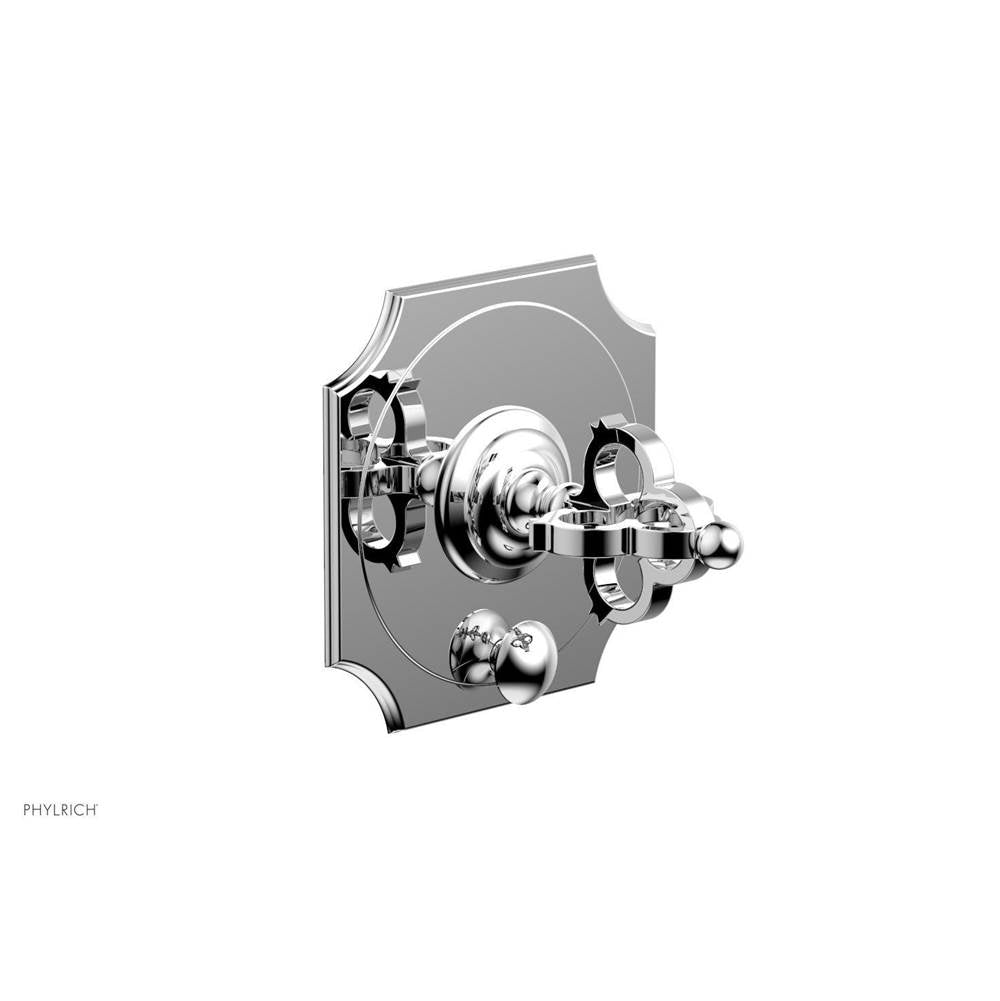 Phylrich - COURONNE Pressure Balance Shower Plate with Diverter and Handle Trim Set 4-473 - Polished Chrome