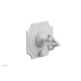 Phylrich - COURONNE Pressure Balance Shower Plate with Diverter and Handle Trim Set 4-473 - Satin White