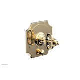 Phylrich - COURONNE Pressure Balance Shower Plate with Diverter and Handle Trim Set 4-473 - Satin Brass