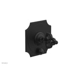 Phylrich - COURONNE Pressure Balance Shower Plate with Diverter and Handle Trim Set 4-473 - Matte Black