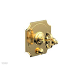 Phylrich - COURONNE Pressure Balance Shower Plate with Diverter and Handle Trim Set 4-473 - Satin Gold