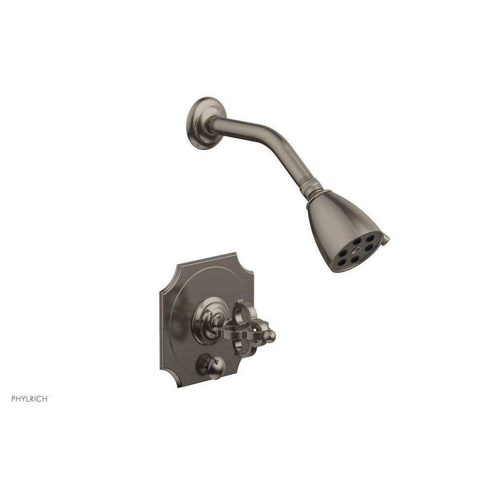 Phylrich - COURONNE Pressure Balance Shower and Diverter Set (Less Spout) 4-474 - Pewter