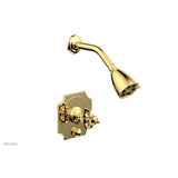 Phylrich - COURONNE Pressure Balance Shower and Diverter Set (Less Spout) 4-474 - Polished Gold
