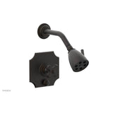 Phylrich - MARVELLE Pressure Balance Shower and Diverter Set (Less Spout), Cross Handle 4-477 - Oil Rubbed Bronze
