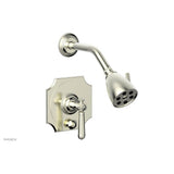 Phylrich - MARVELLE Pressure Balance Shower and Diverter Set (Less Spout), Lever Handle 4-478 - Polished Brass
