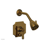 Phylrich - MARVELLE Pressure Balance Shower and Diverter Set (Less Spout), Lever Handle 4-478 - Polished Gold