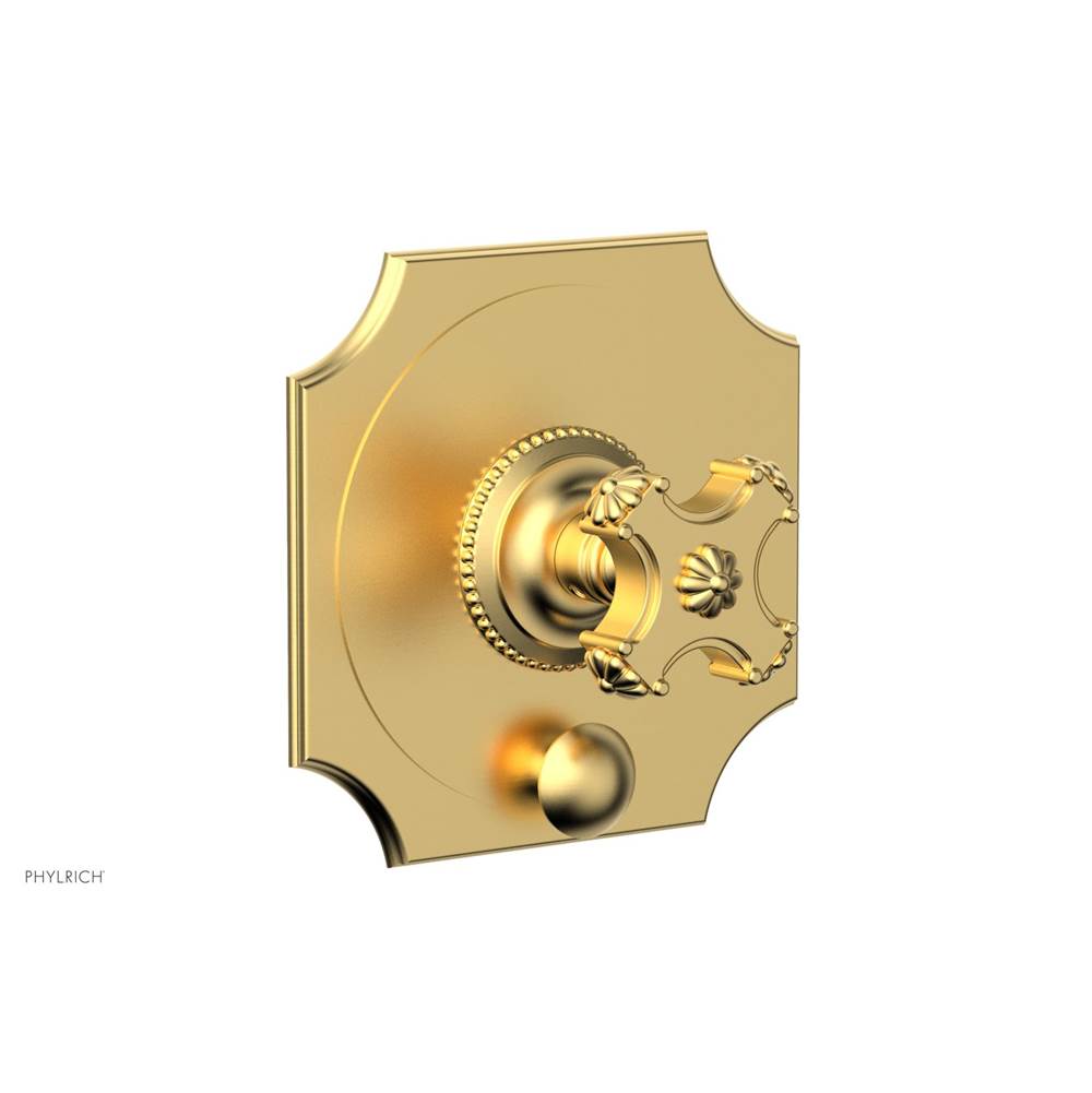 Phylrich - Press Bal Shwr & Div Set - Burnished Gold