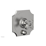 Phylrich - MARVELLE Pressure Balance Shower Plate with Diverter and Handle Trim Set 4-479 - Pewter