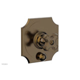 Phylrich - MARVELLE Pressure Balance Shower Plate with Diverter and Handle Trim Set 4-479 - Antique Bronze