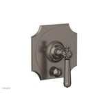 Phylrich - MARVELLE Pressure Balance Shower Plate with Diverter and Handle Trim Set 4-480 - Pewter