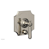 Phylrich - MARVELLE Pressure Balance Shower Plate with Diverter and Handle Trim Set 4-480 - Polished Chrome
