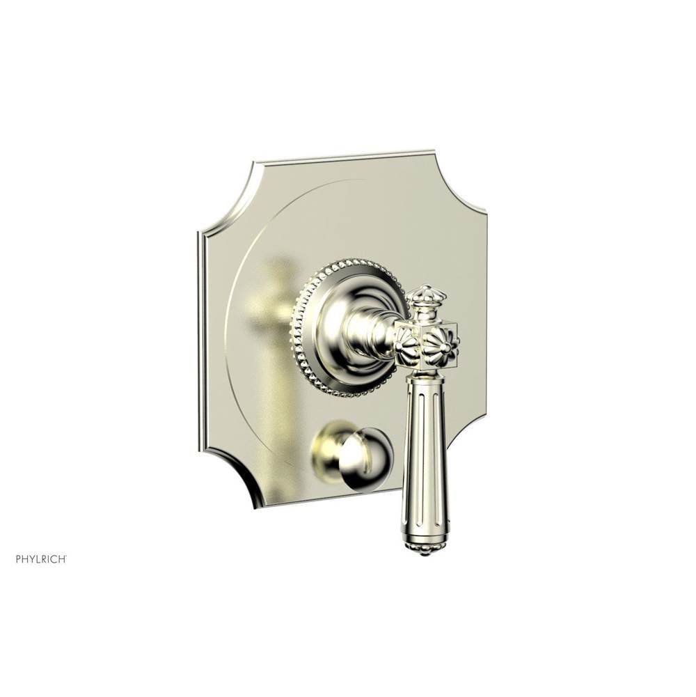 Phylrich - MARVELLE Pressure Balance Shower Plate with Diverter and Handle Trim Set 4-480 - Satin Nickel