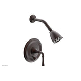 Phylrich - Beaded Pb Shwr & Div Set W Lever Hdl - Weathered Copper