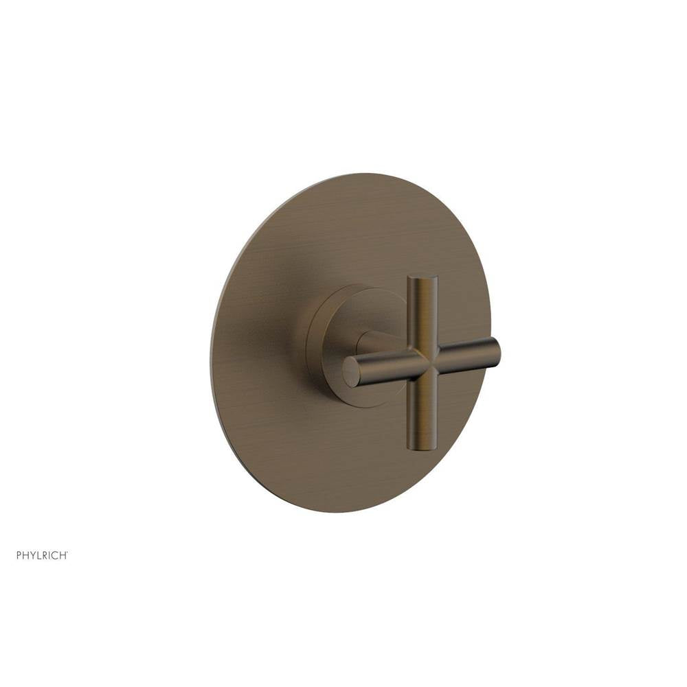 Phylrich - Transition 1/2in or 3/4in Thermostatic Shower Trim - Old English Brass