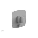 Phylrich - Pb  Radi  Shwr Plate W/Div, Blade Handle - Satin White