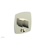 Phylrich - Pb  Radi  Shwr Plate W/Div, Blade Handle - Polished Brass