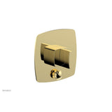 Phylrich - Pb  Radi  Shwr Plate W/Div, Blade Handle - French Brass