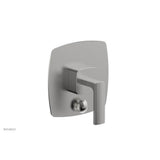 Phylrich - Pb  Radi  Shwr Plate W/Div, Lever Handle - Satin chrome