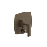Phylrich - RADI Pressure Balance Shower Plate with Diverter and Handle Trim Set 4-517 - Old English Brass