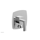 Phylrich - Pb  Radi  Shwr Plate W/Div, Lever Handle - Polished Chrome