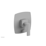Phylrich - Pb  Radi  Shwr Plate W/Div, Lever Handle - Satin White