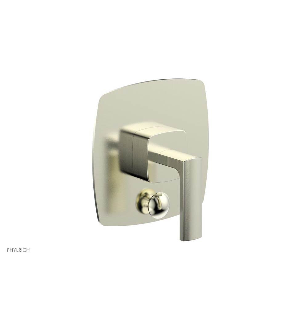 Phylrich - Pb  Radi  Shwr Plate W/Div, Lever Handle - Satin Nickel