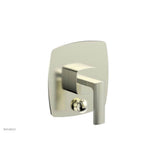 Phylrich - Pb  Radi  Shwr Plate W/Div, Lever Handle - Satin Nickel