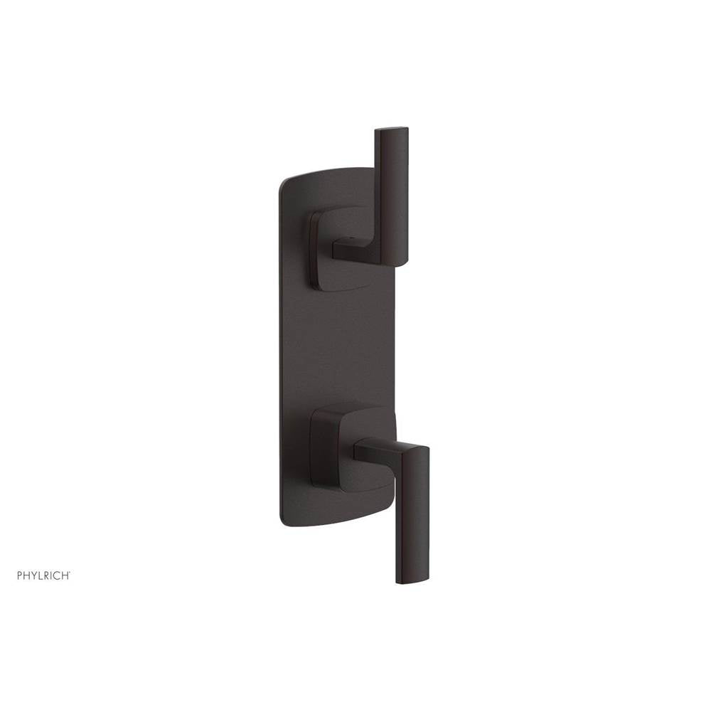 Phylrich - Ts Vlv Trim Radi W/Vol Contrl Or Div, Lever Hdl - Weathered Copper