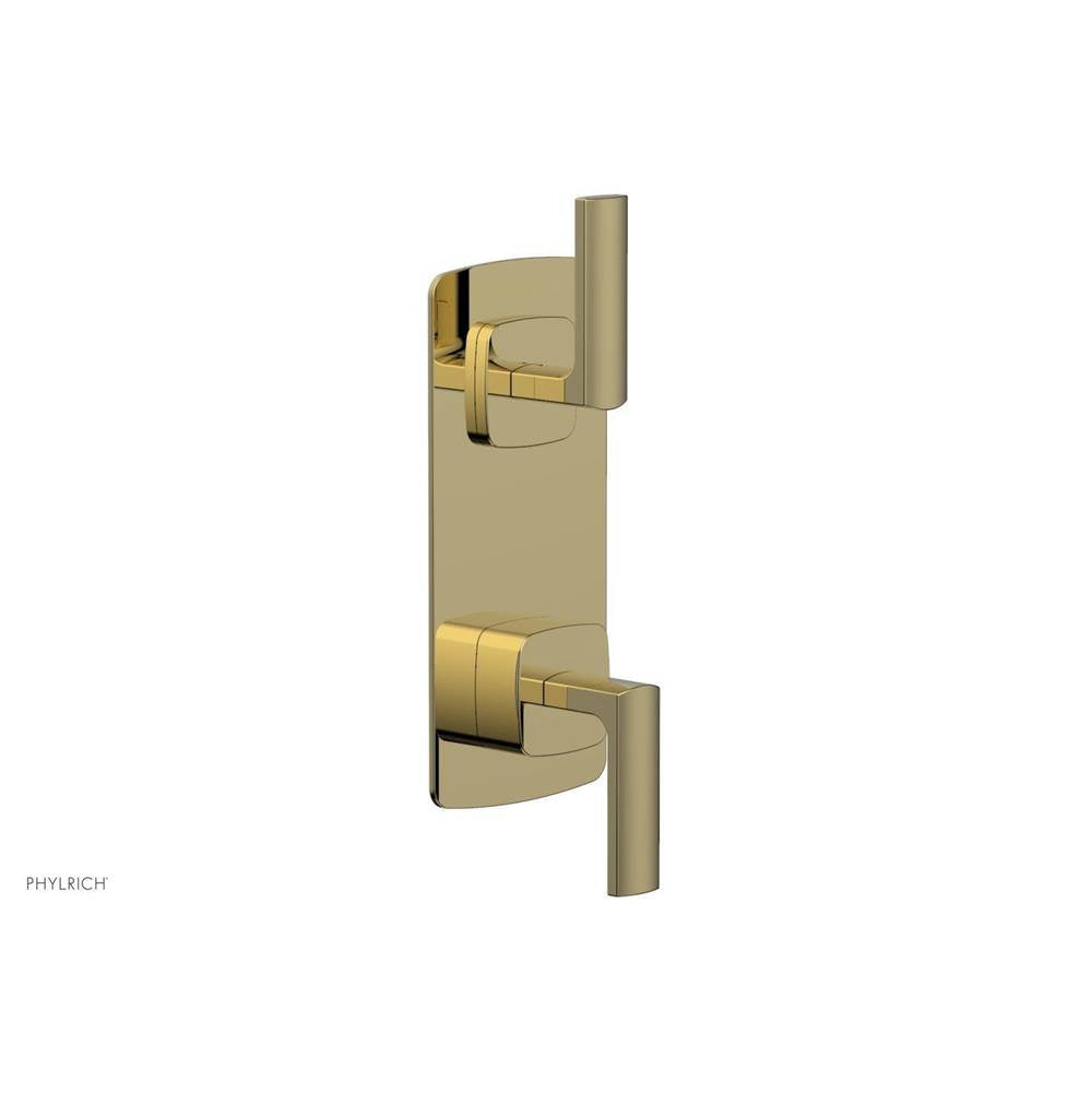 Phylrich - Ts Vlv Trim Radi W/Vol Contrl Or Div, Lever Hdl - Polished Brass
