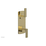 Phylrich - Ts Vlv Trim Radi W/Vol Contrl Or Div, Lever Hdl - Polished Brass