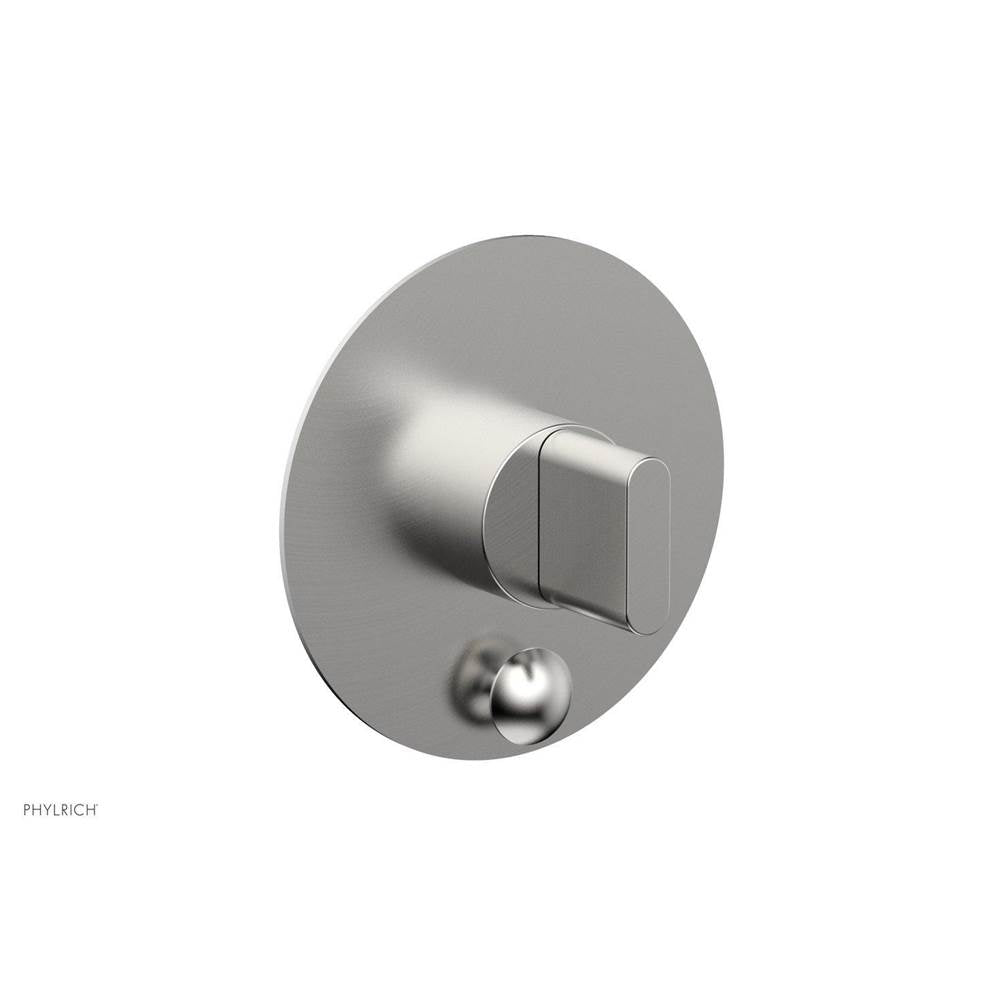 Phylrich - Pb  Rond  Shwr Plate W/Div, Blade Handle - Satin chrome