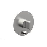 Phylrich - Pb  Rond  Shwr Plate W/Div, Blade Handle - Satin chrome