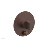 Phylrich - Pb  Rond  Shwr Plate W/Div, Blade Handle - Weathered Copper