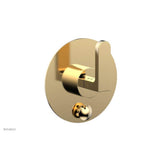 Phylrich - Pb  Rond  Shwr Plate W/Div, Lever Handle - Polished Nickel