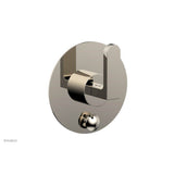 Phylrich - Pb  Rond  Shwr Plate W/Div, Lever Handle - Matte Black
