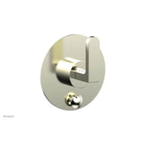 Phylrich - Pb  Rond  Shwr Plate W/Div, Lever Handle - Polished Brass