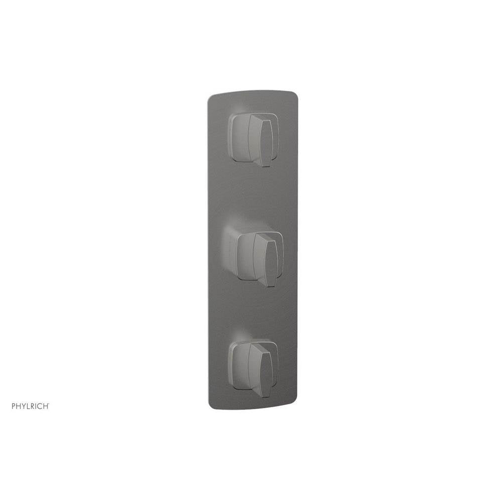 Phylrich - Ts Vlv Trim Radi W/ Two Vol Contrl, Blade Hdl - Satin chrome