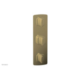 Phylrich - Ts Vlv Trim Radi W/ Two Vol Contrl, Blade Hdl - Polished Brass Uncoated