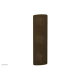 Phylrich - RADI 1/2'' Thermostatic Valve with Two Volume Control, Blade Handles 4-555 - Old English Brass