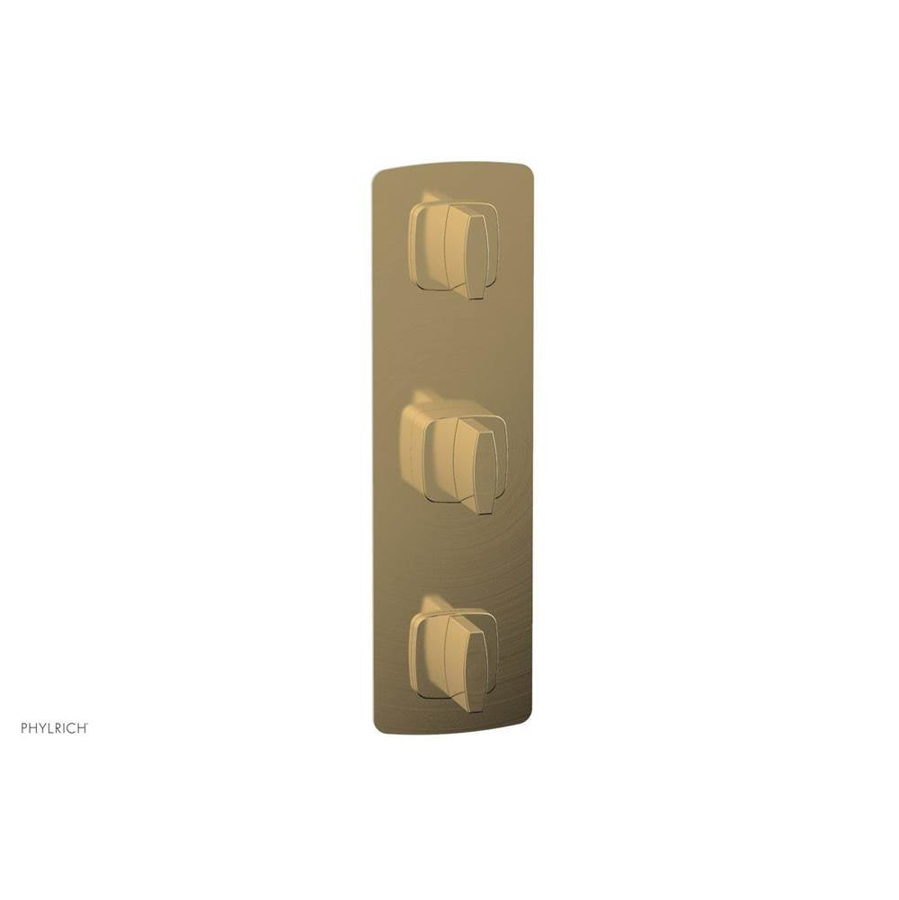 Phylrich - Ts Vlv Trim Radi W/ Two Vol Contrl, Blade Hdl - Polished Chrome