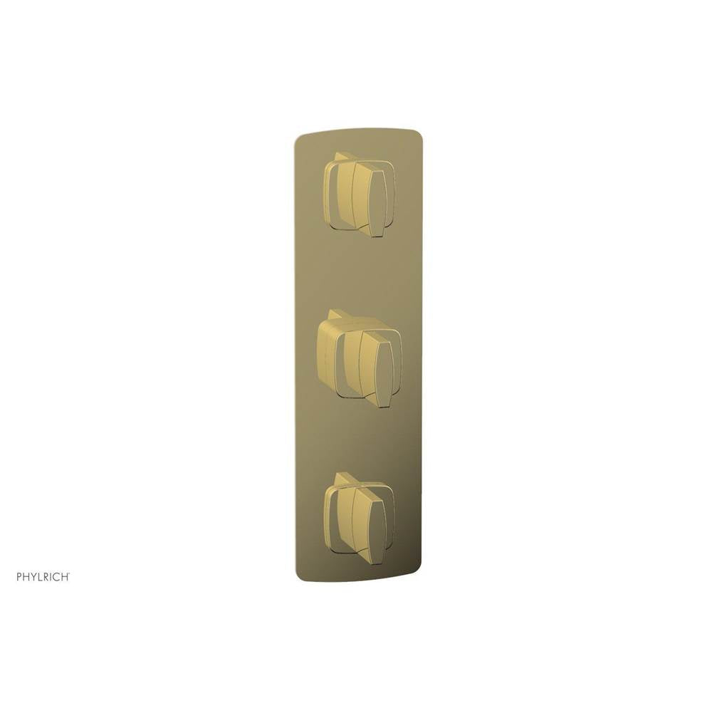 Phylrich - Ts Vlv Trim Radi W/ Two Vol Contrl, Blade Hdl - Polished Brass