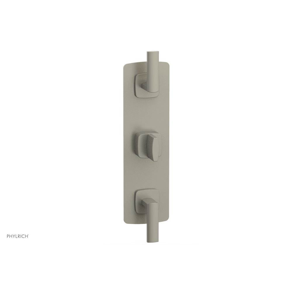Phylrich - Ts Vlv Trim Radi W/ Two Vol Contrl, Lever Hdl - Polished Brass Uncoated