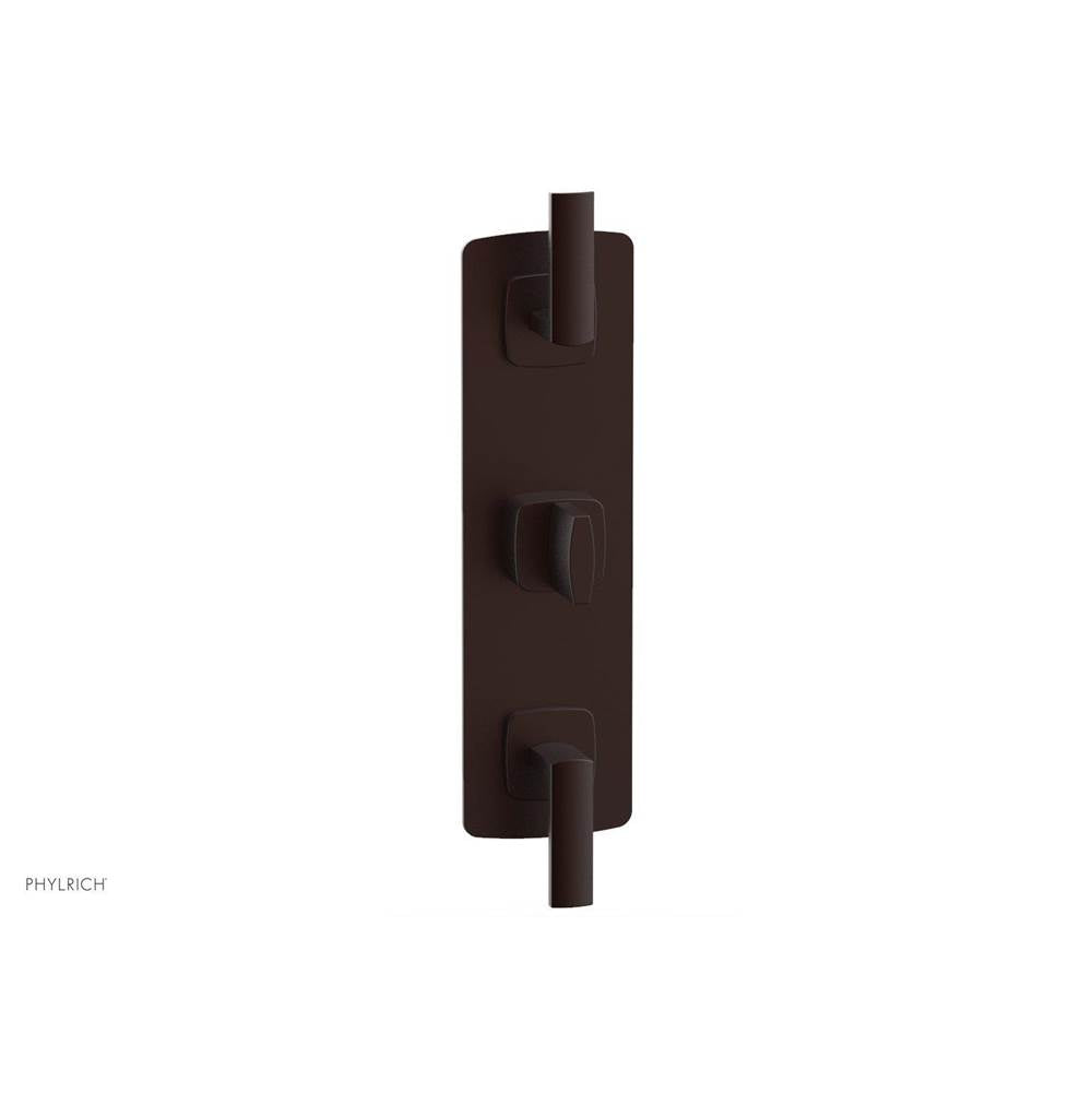 Phylrich - Ts Vlv Trim Radi W/ Two Vol Contrl, Lever Hdl - Weathered Copper